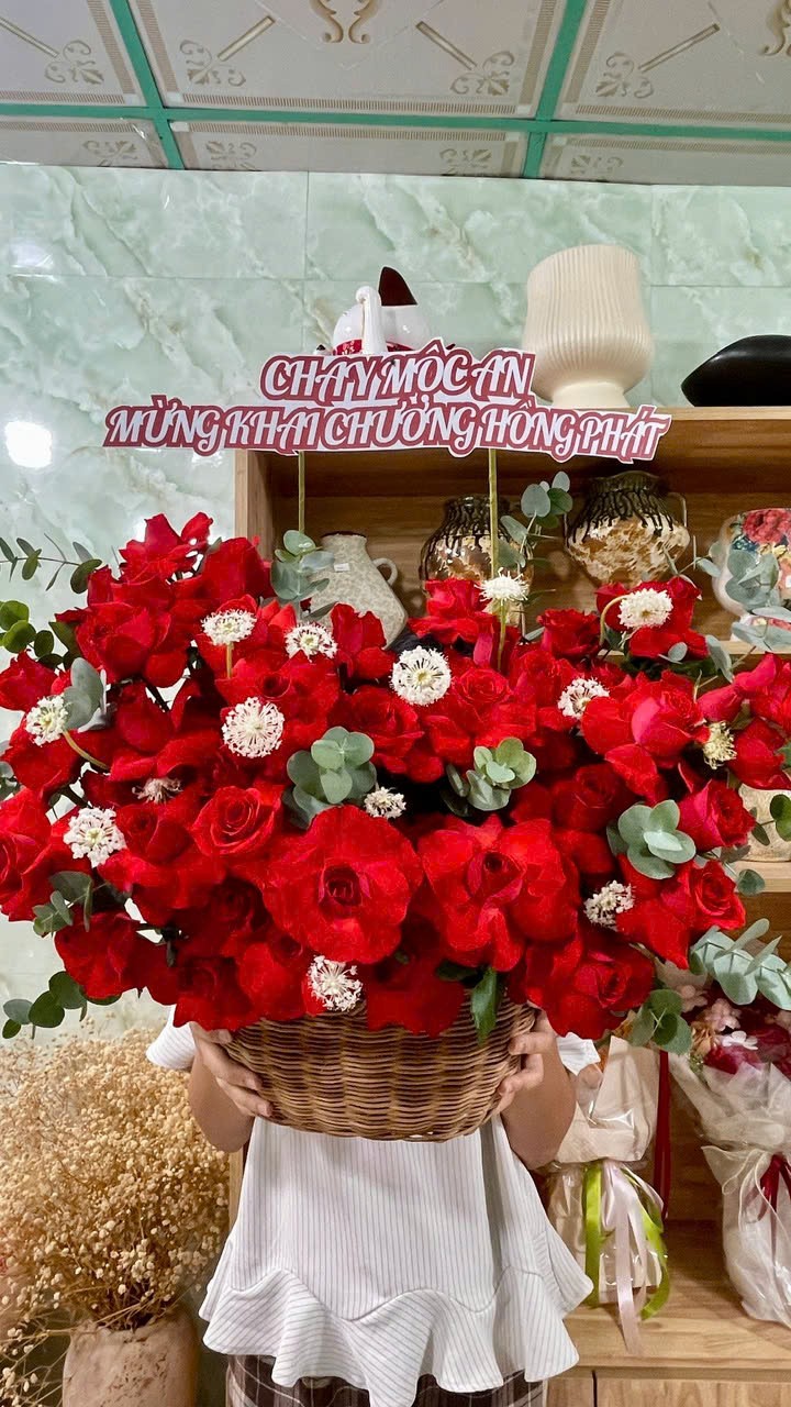 Hộp Hoa Velvet Hoàng Gia Premium