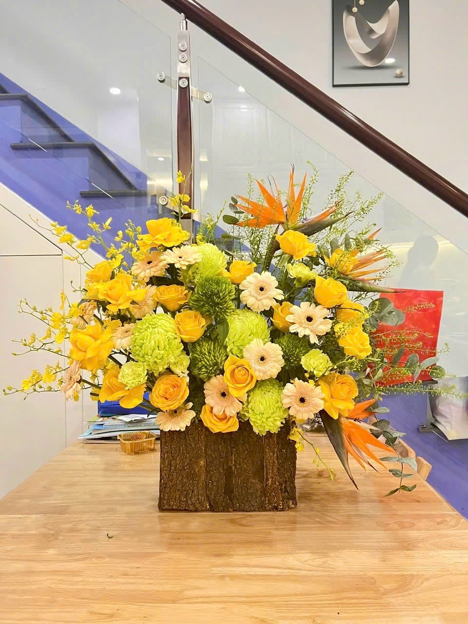 Kệ Hoa Nghệ Thuật Modern Luxury